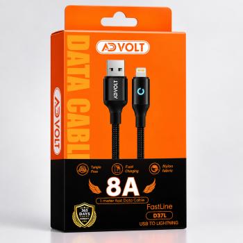 Cáp dù sạc nhanh có đèn ADVOLT D37